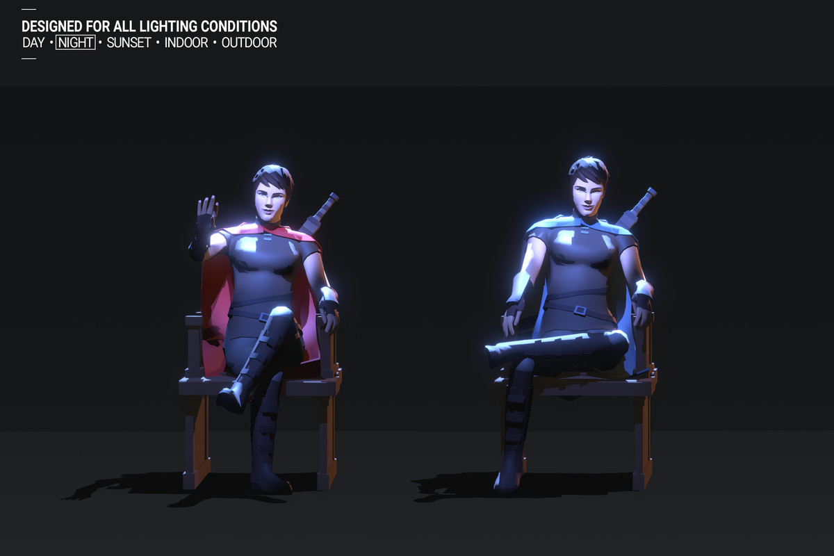 Polyquest Heroes: Warrior I Huntress