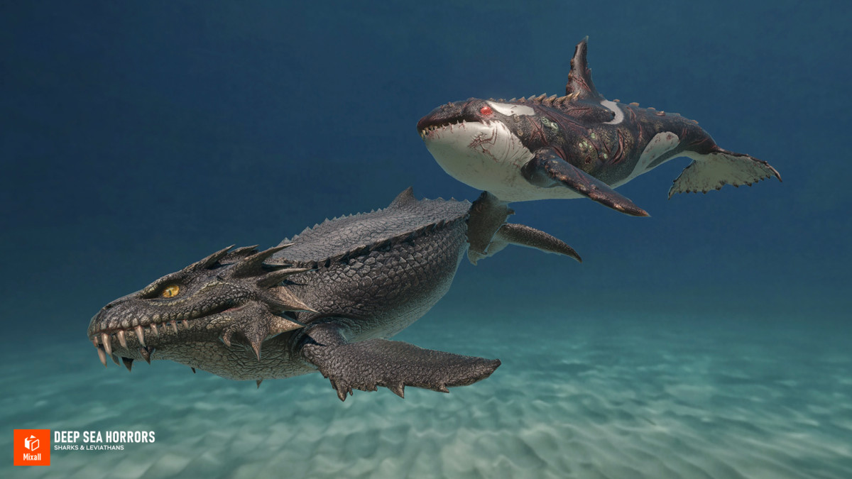 Deep Sea Horrors — Sharks & Leviathans