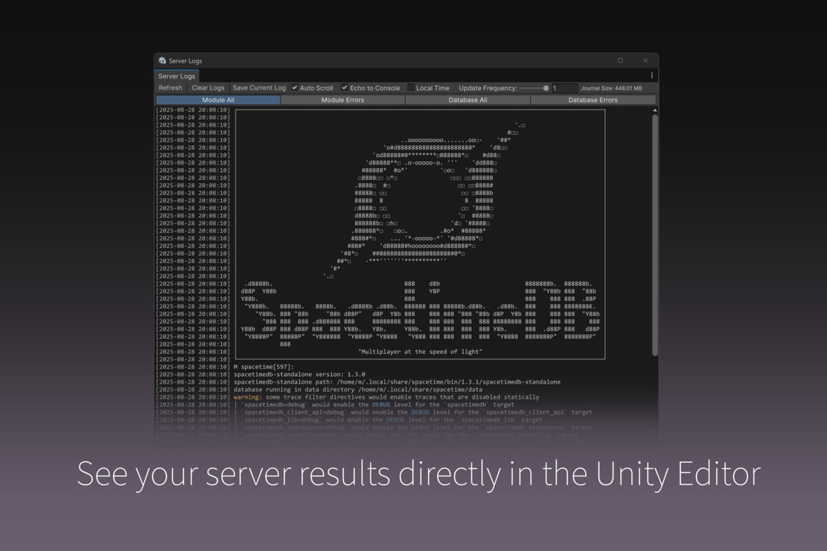 Cosmos Cove - Create MMOs with SpacetimeDB