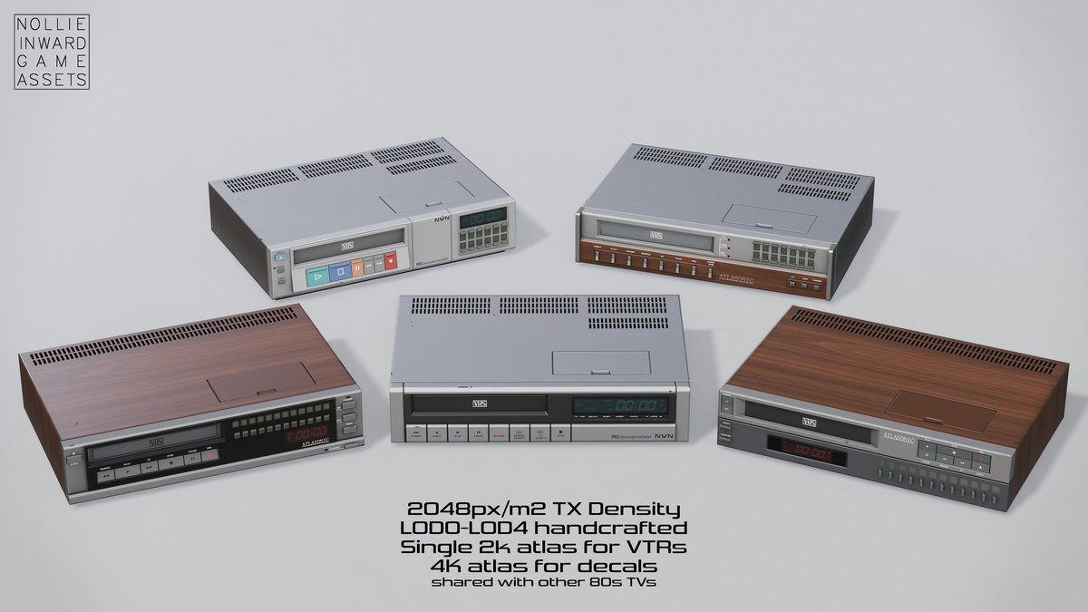 80s TVs Vol.6 Frontloader VCRs