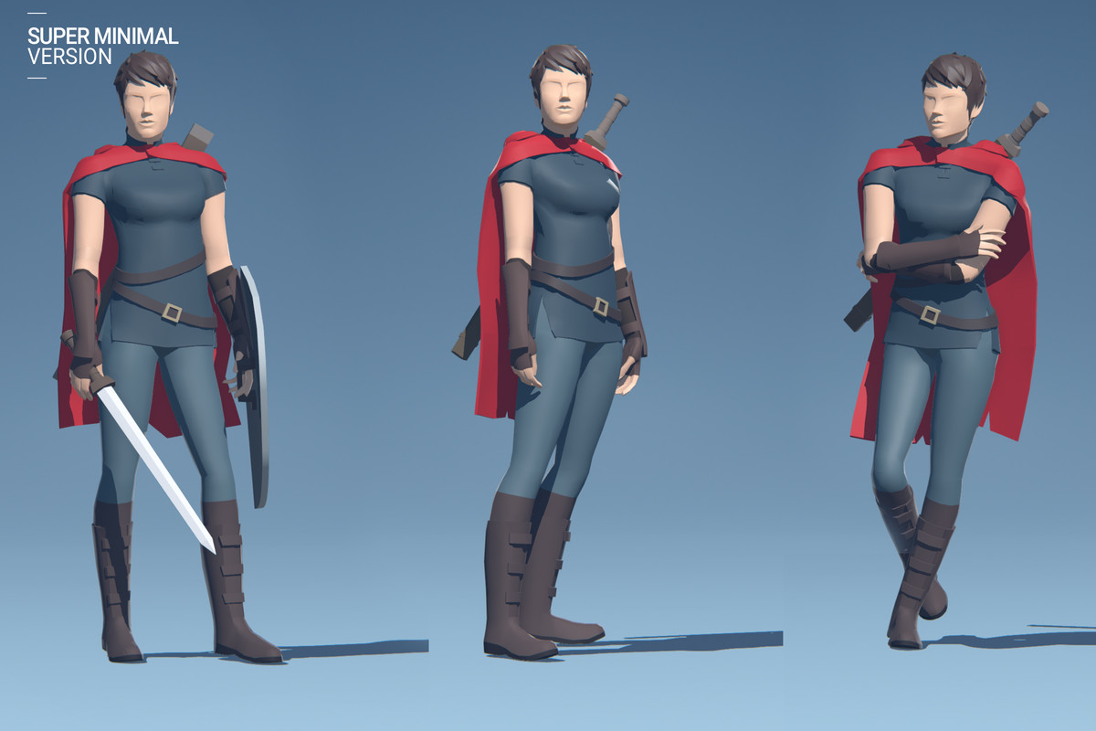 Polyquest Heroes: Warrior I Huntress