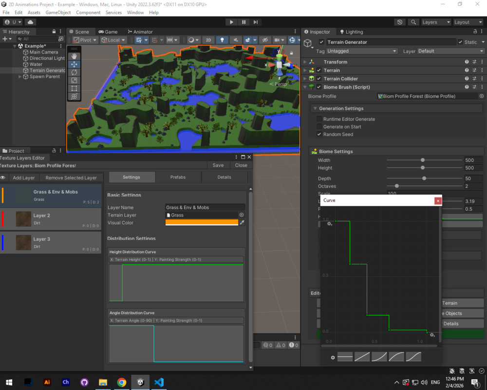 Biome Brush A Procedural Terrain Generator