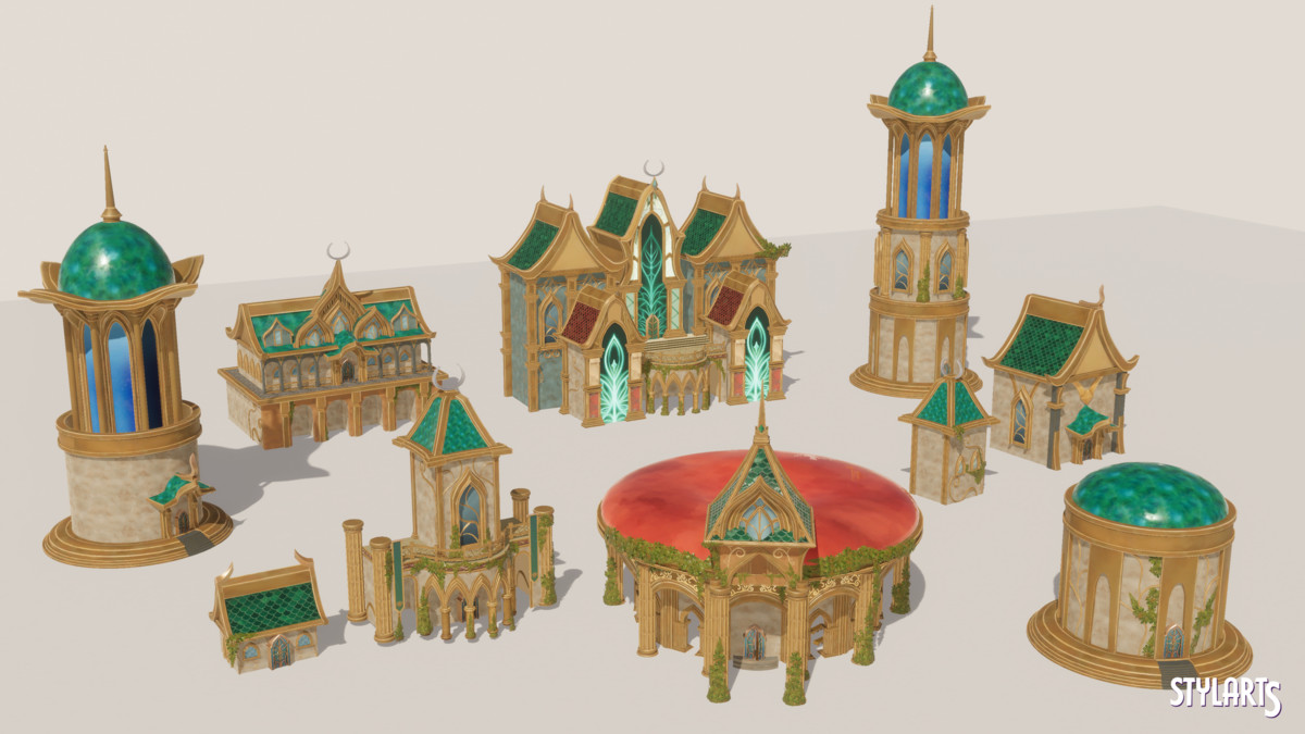 Stylized Elven Valley