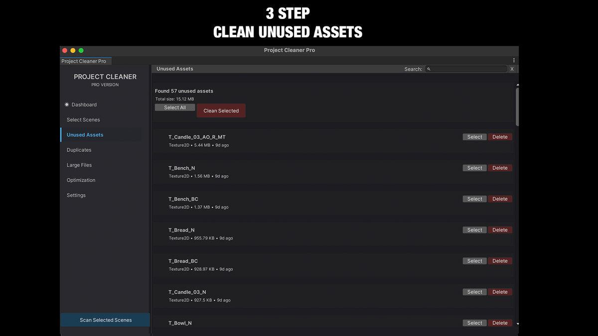 Asset Cleaner Pro
