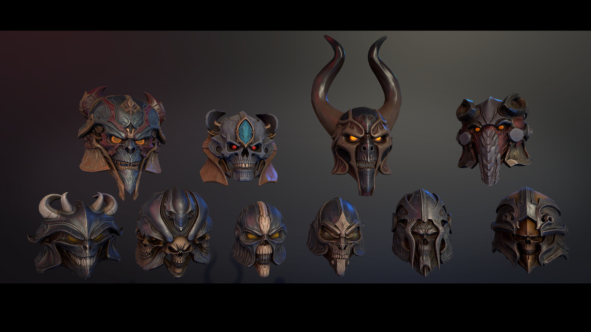 10 Helmets - Dark Fantasy Megapack