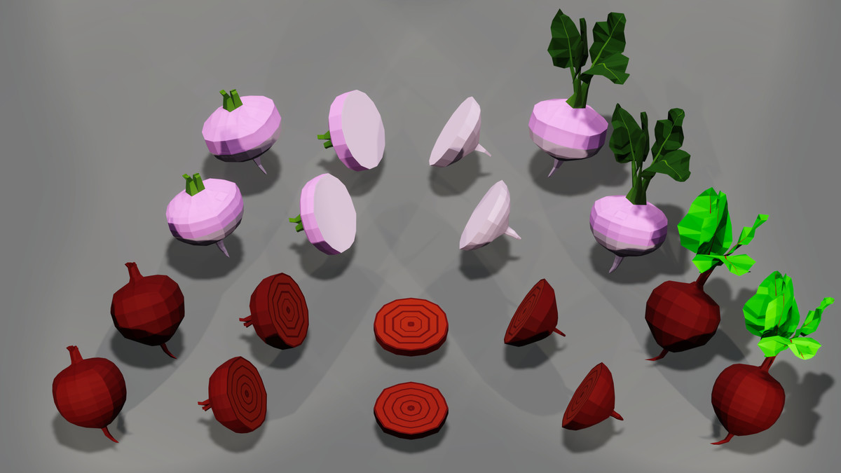Ultimate Vegetable Pack - 3D Low Poly Assets