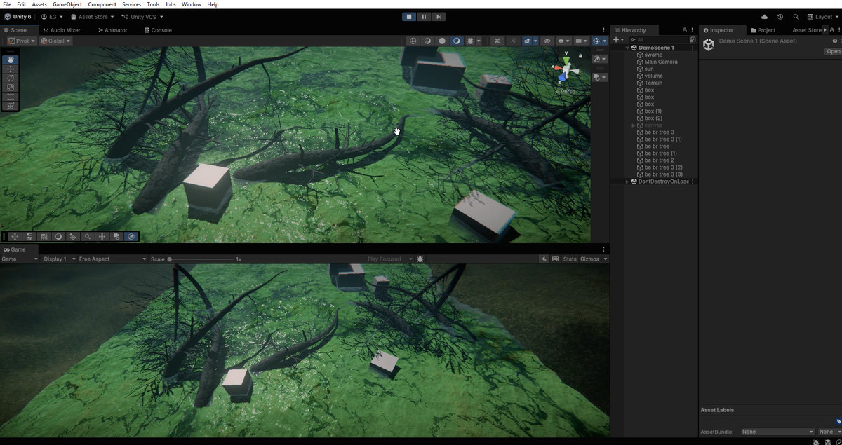 Swamp / Water shader (URP)