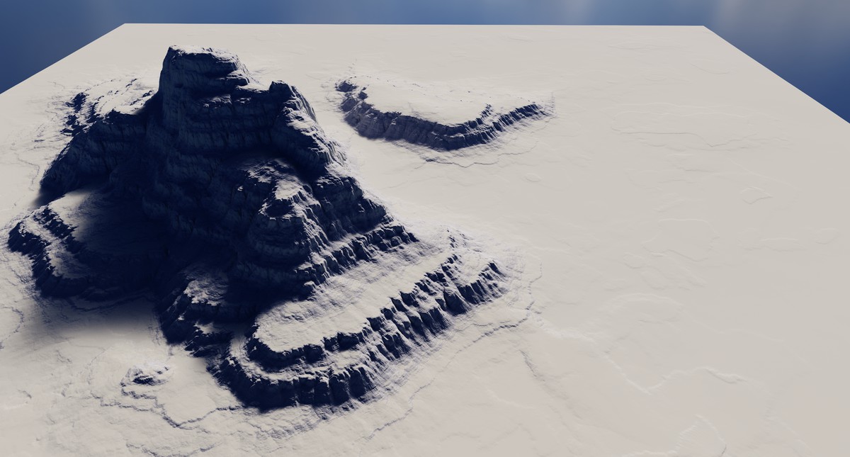 Terraced Canyon Shapes - StampIT!