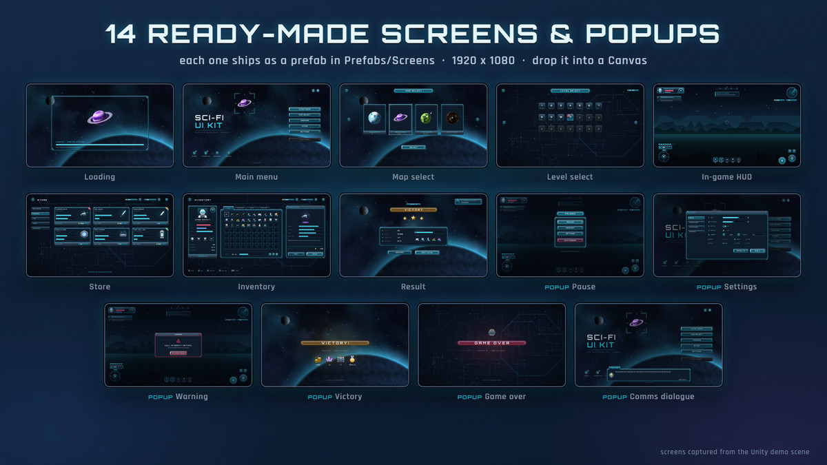 Sci-Fi HUD & UI Kit