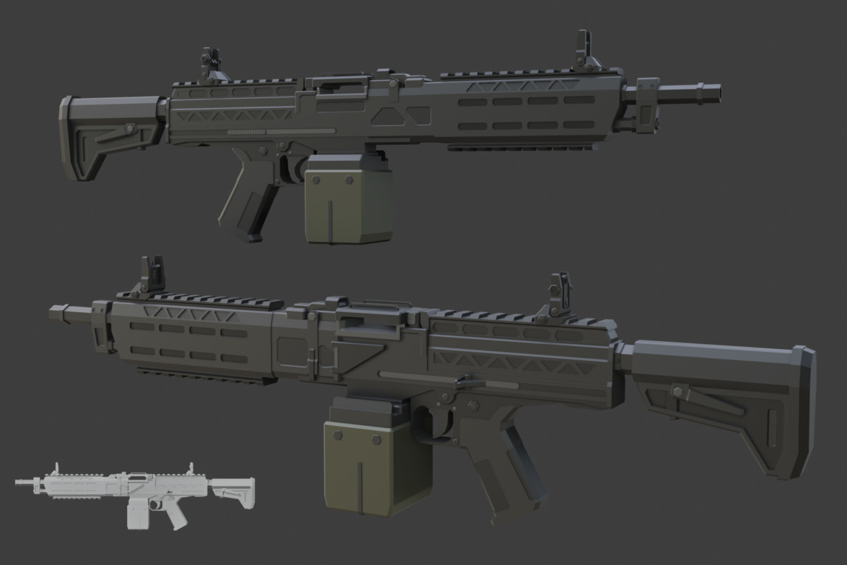 Low Poly Weapon Bundle Pack 3