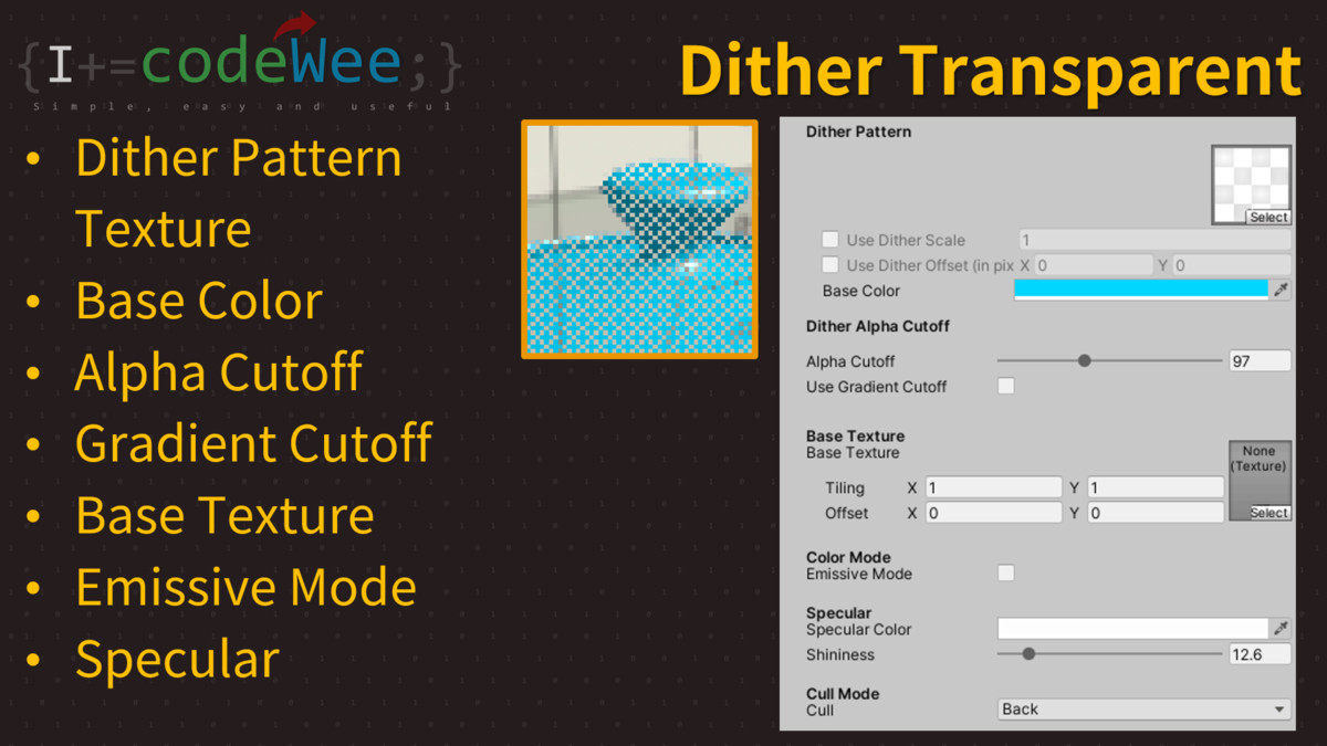Dither Transparent Shader
