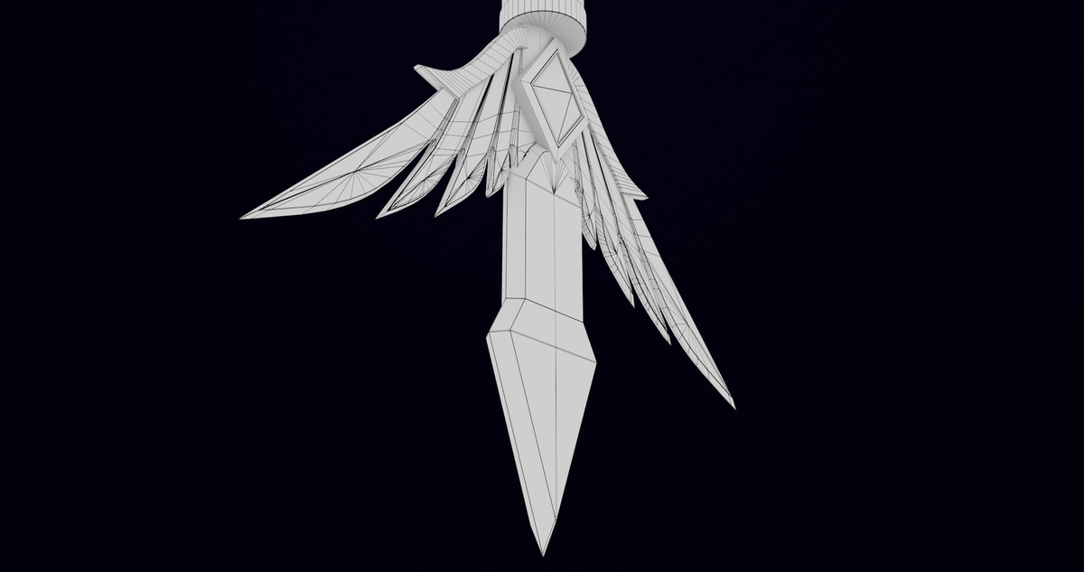 Fantasy Trident 05 URP HDRP Textures