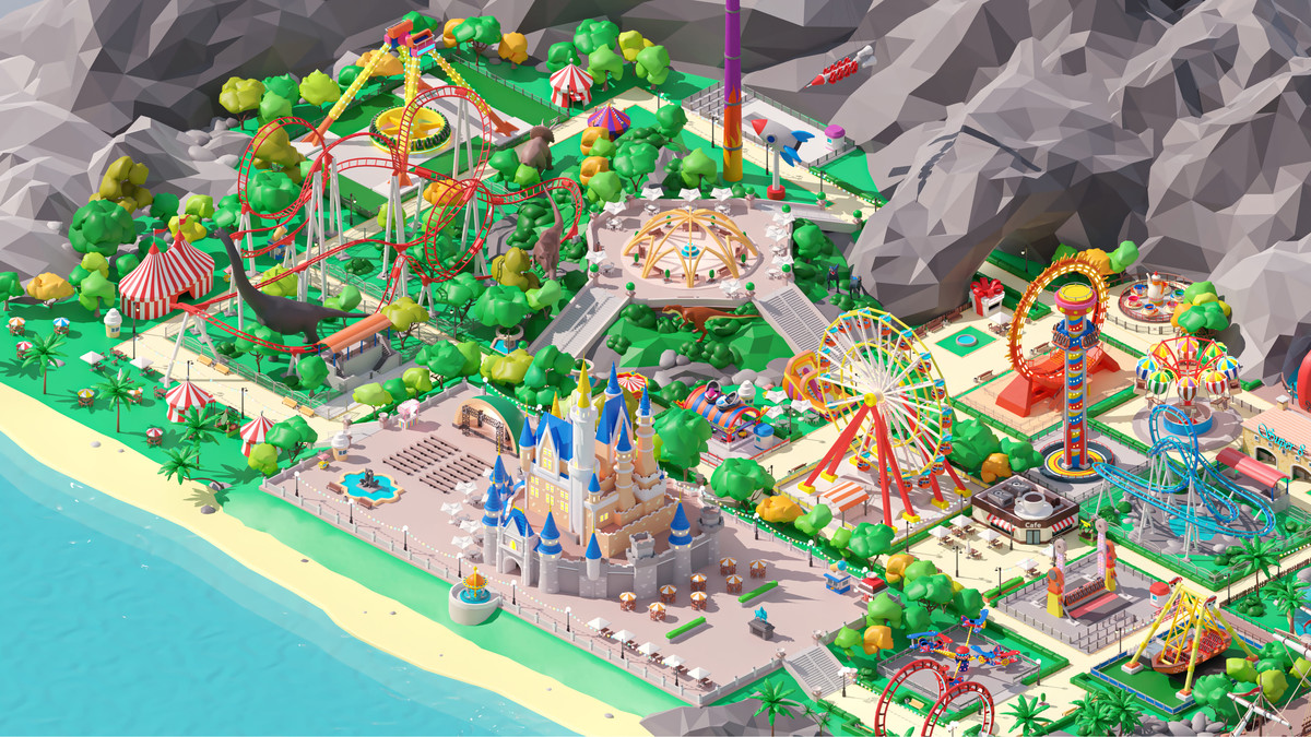 Amusement Park - Low Poly 3D Models Pack