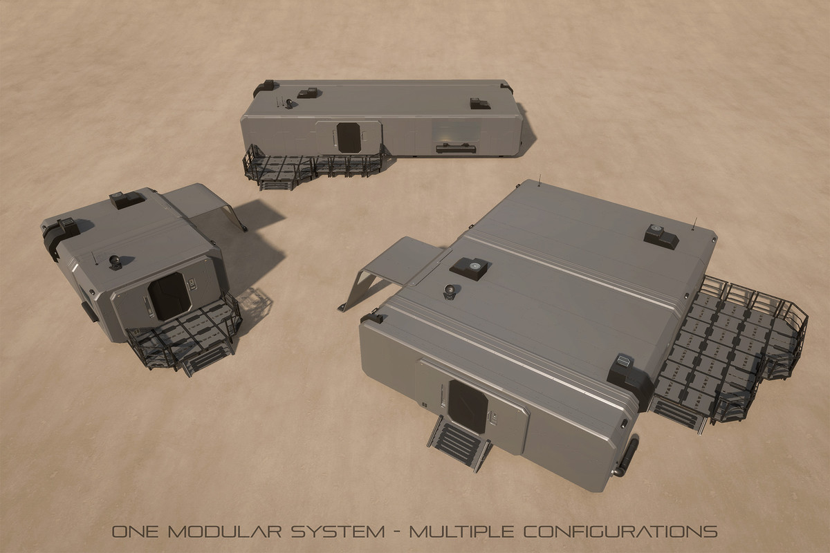 Frontier - Sci-Fi Modular Outpost Shelter