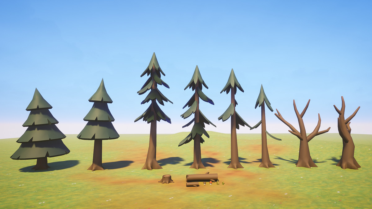 Camping Pack – Stylized Low Poly