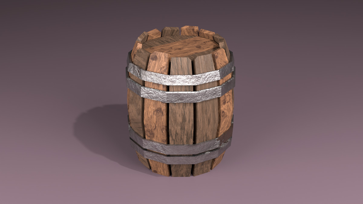 PBR Wooden Containers for 3D Breakables Core Pack
