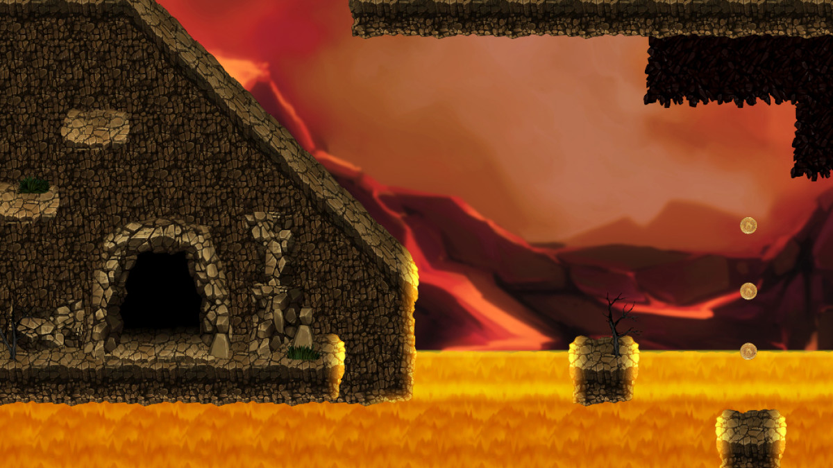 Volcano - Platformer Tileset
