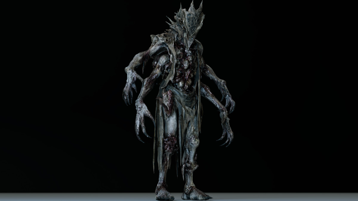 The Choir of Hunger - Horror Creature (Rigged)