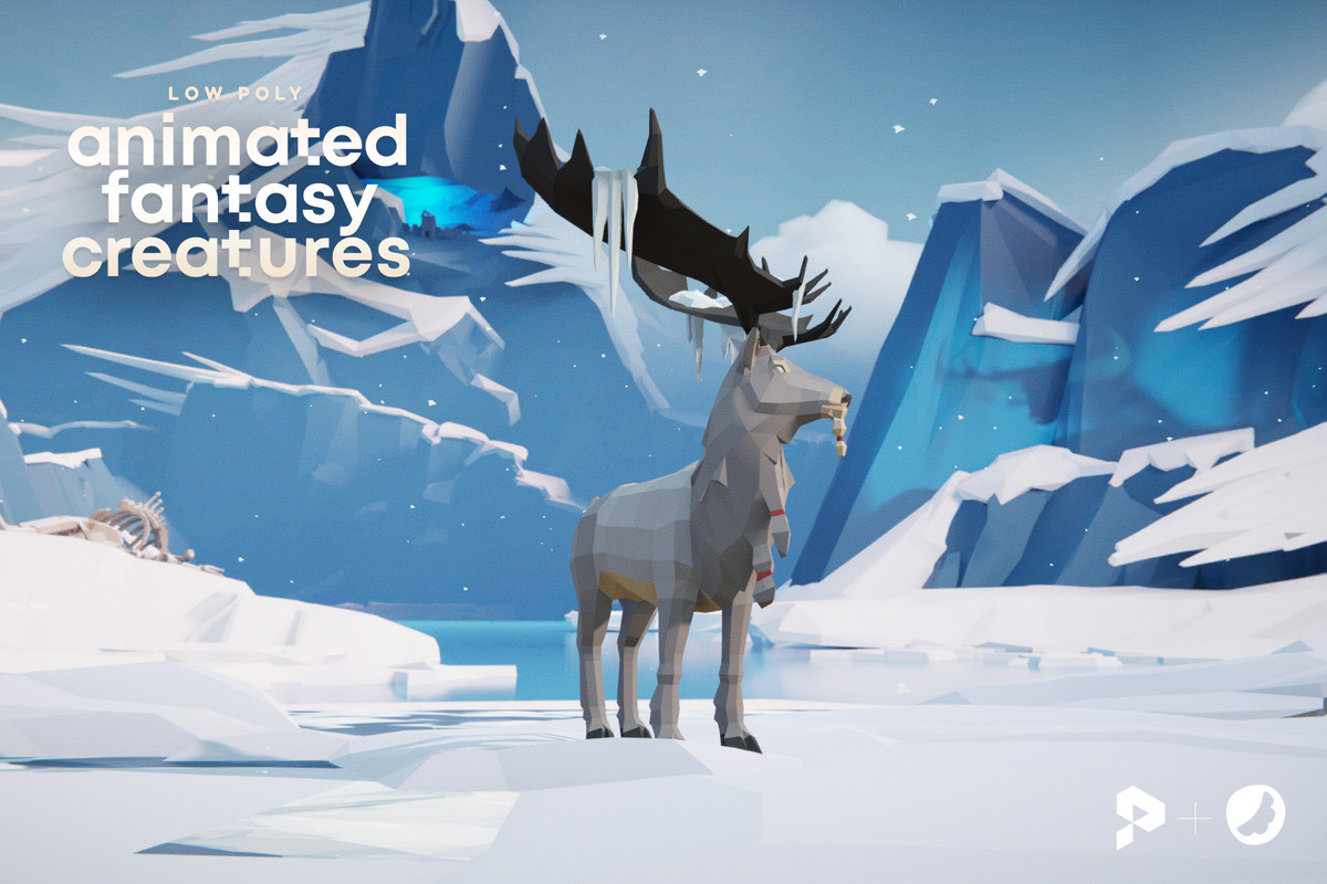 Low Poly Animated Fantasy Creatures