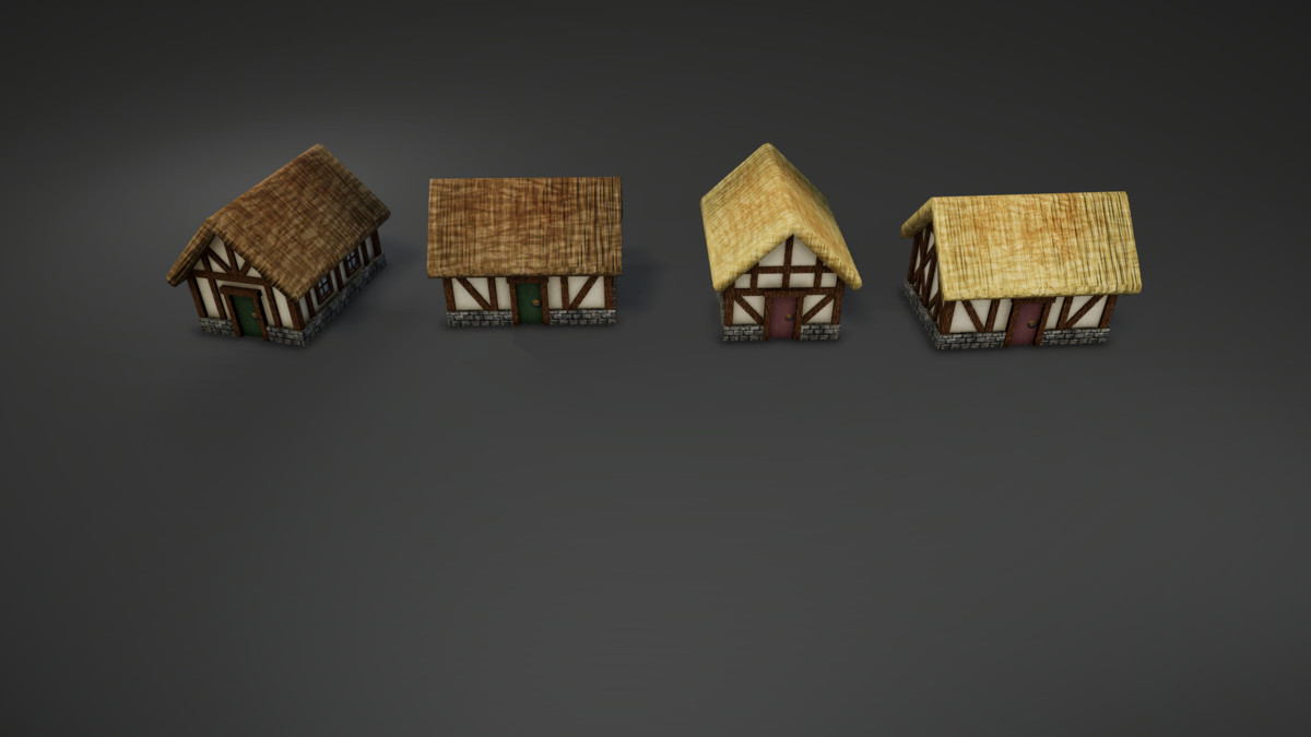 PIDI - Top Down: Medieval Houses Vol 2