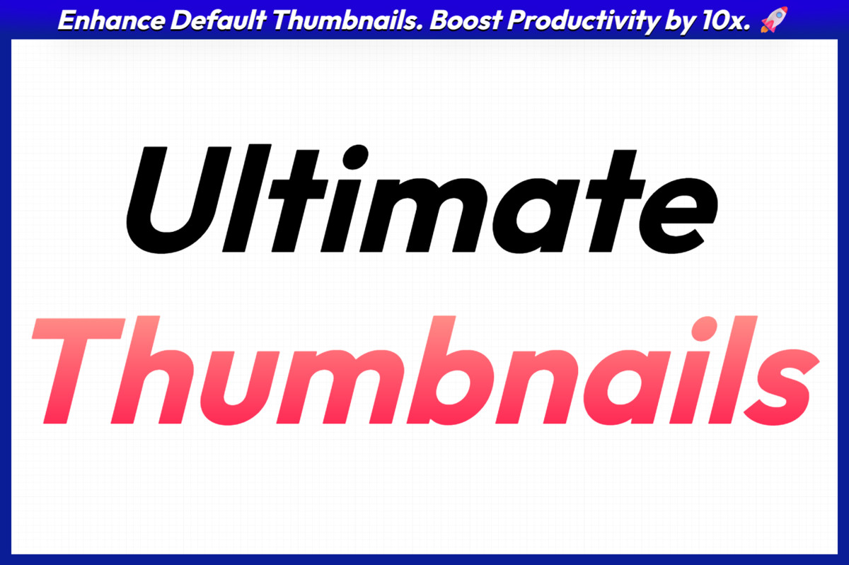 Ultimate Thumbnails: Preview Icons for UI, Particles, Models & Sprites