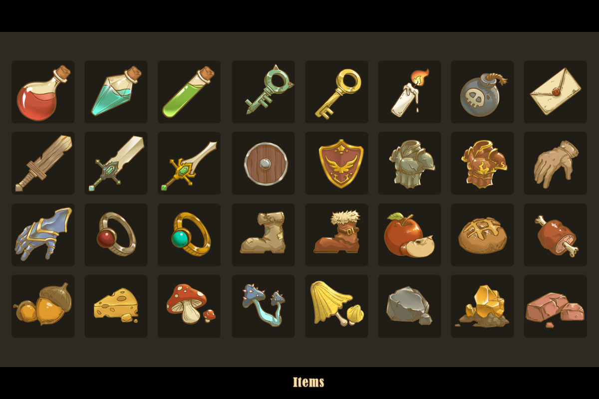 Bamao Pack : Fantasy GUI ( With PSD )