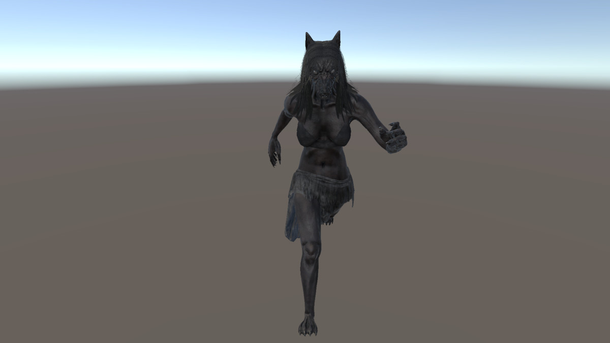 Female Werewolf - Realistic Horror Creature