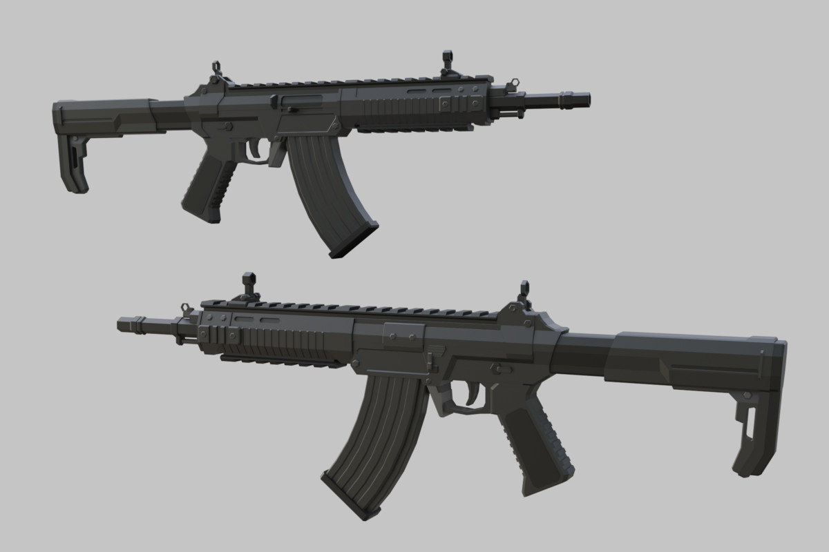 Low Poly Weapon Bundle Pack 2