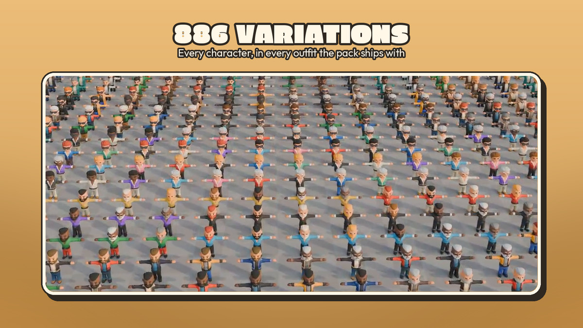 Characters : Low Poly Cute