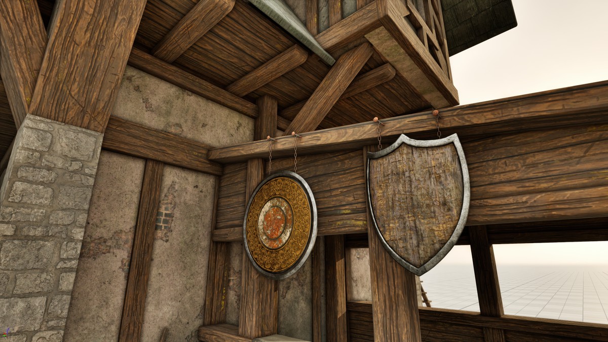 Medieval 3D Buildings Set