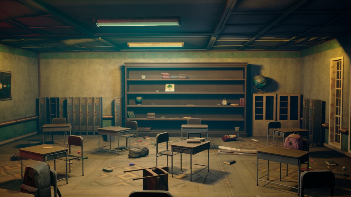 School Destroyed Modular