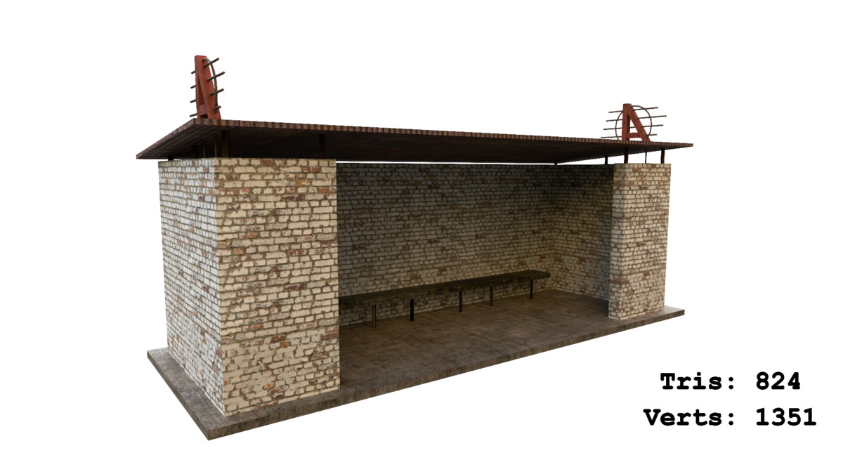 Abandoned Apocalyptic Buildings Mega Pack