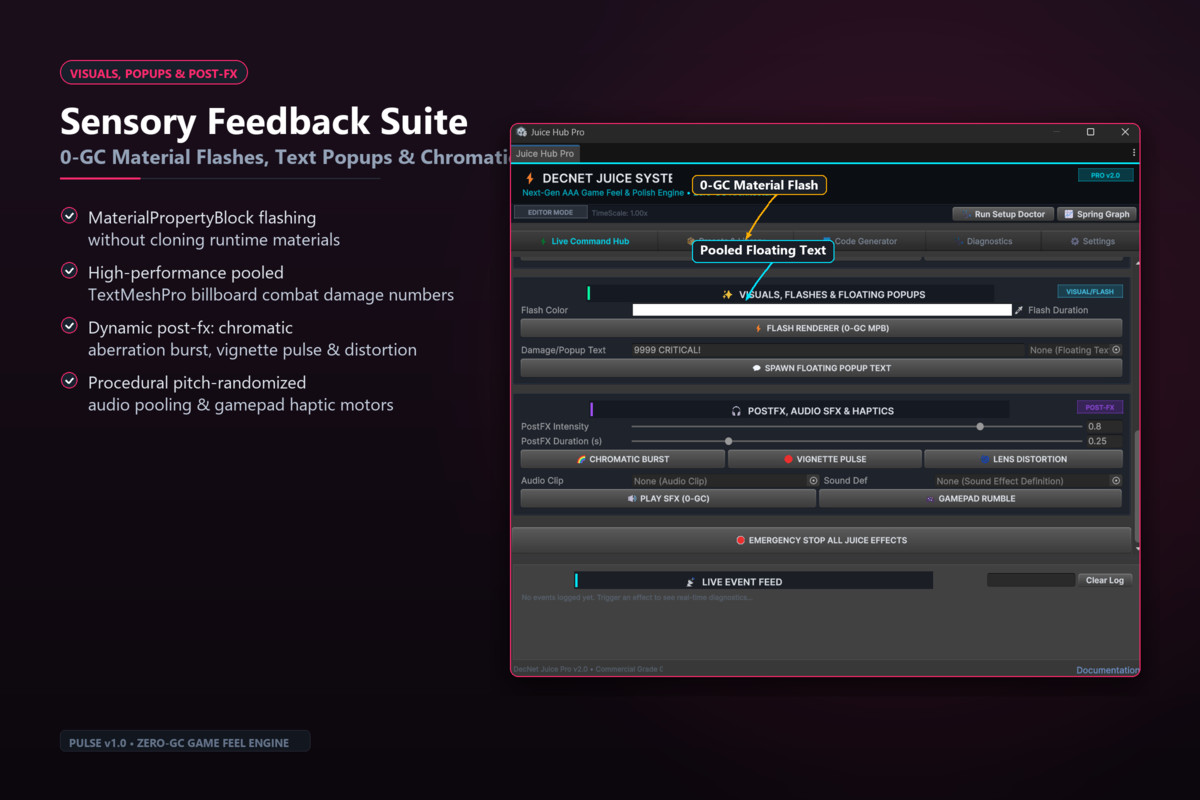PULSE — AAA Game Feel & Polish Engine