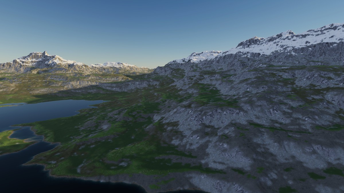 Procedural Ridged Mountains 8K - 34 Terrains
