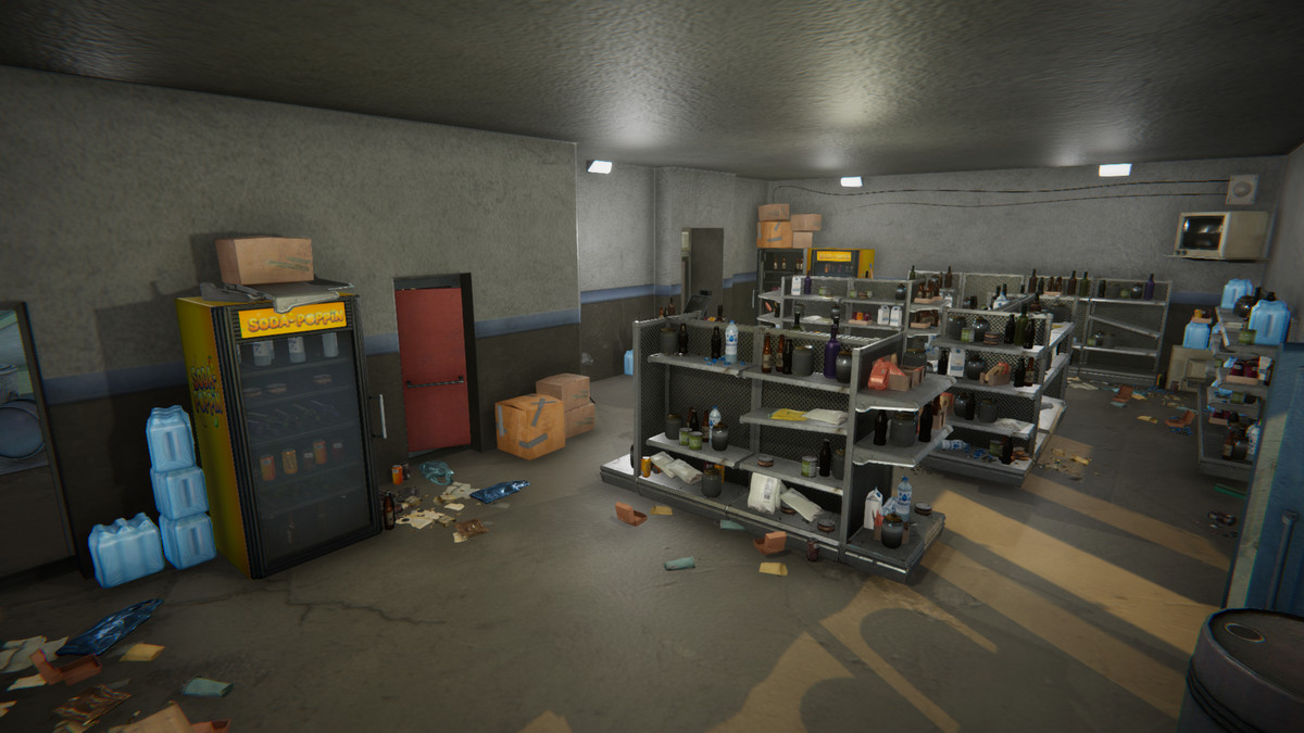 Realistic Modern Roadside Convenience Store Asset Package