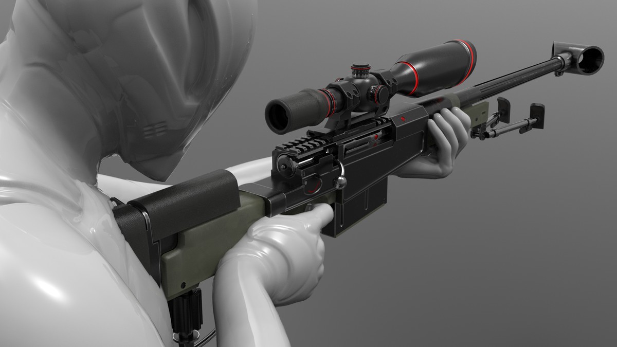 AXW-50 Sniper Rifle ( Fps - Tps)