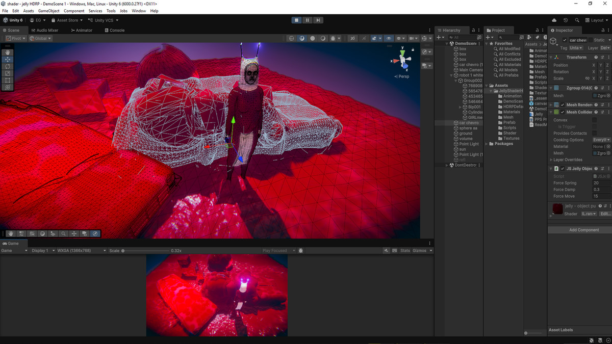 Jelly shader (URP, HDRP)