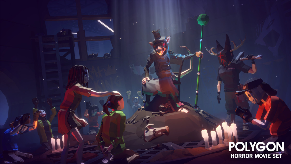 POLYGON - Horror Movie Set - Low Poly 3D Art by Synty