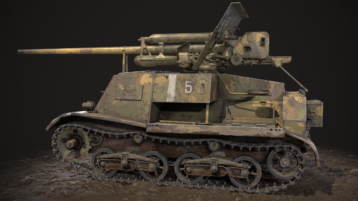 ZIS 30 Military Self Propelled Artillery Unit