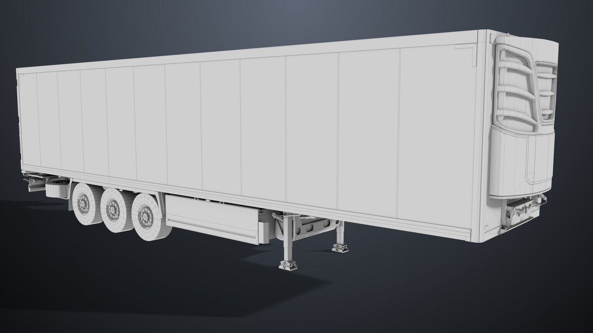 Refrigerator Trailer 05 URP HDRP Textures