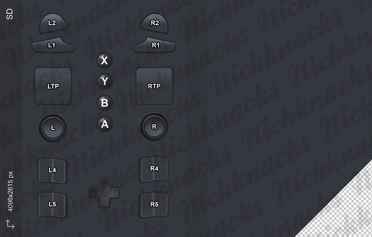 Controller Overlays & Button Kits (3 styles) x9 controllers +keyboard/mouse