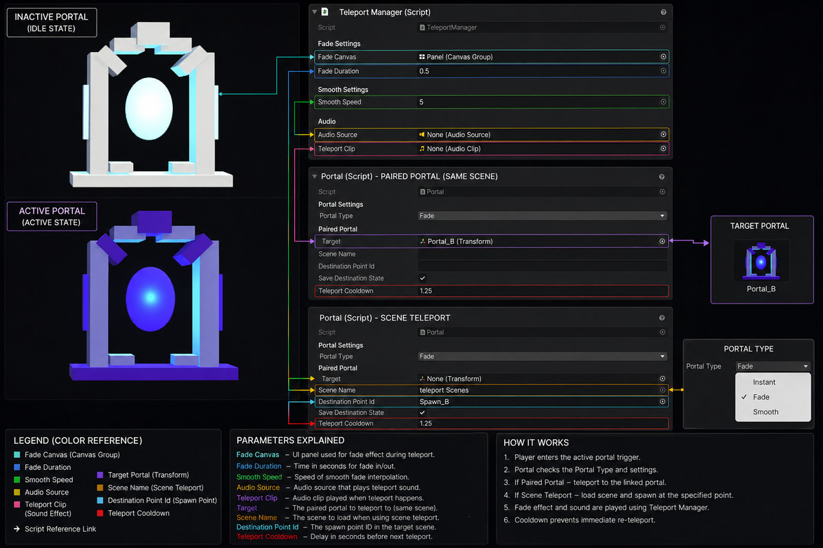 Teleport Portal System