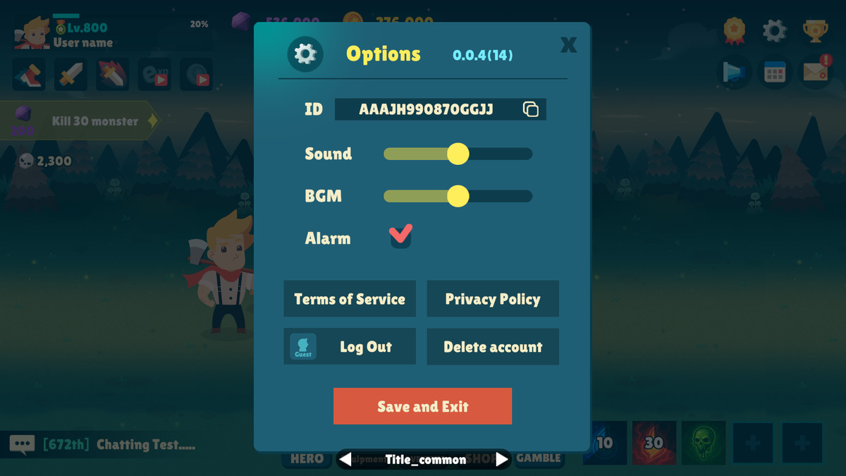 Idle Game Horizontal UI Kit