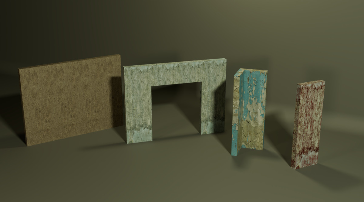 Horror Hospital Props Pack – Modular Environment | URP/HDRP