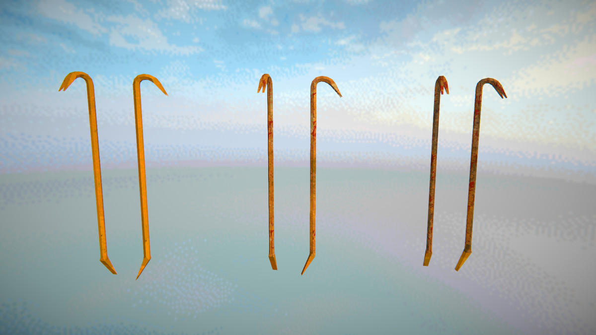 PSX Retro Horror Mega Melee Weapons Bundle Asset Package