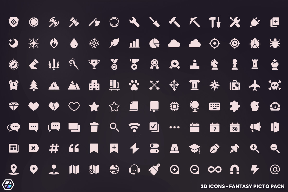 2D Icons - Fantasy Picto Pack