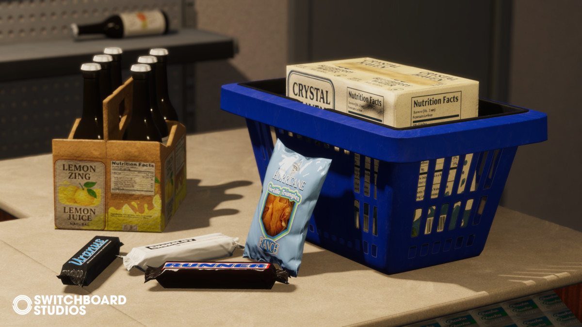 Modular Convenience Store With Products