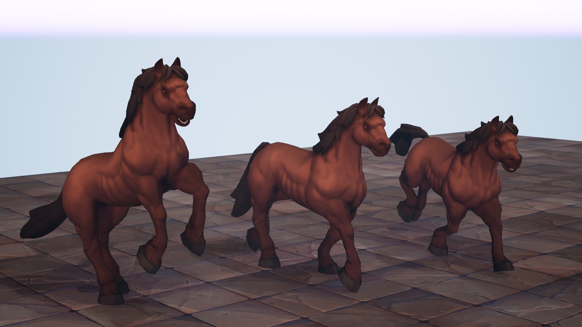 Stylized Horse Mount