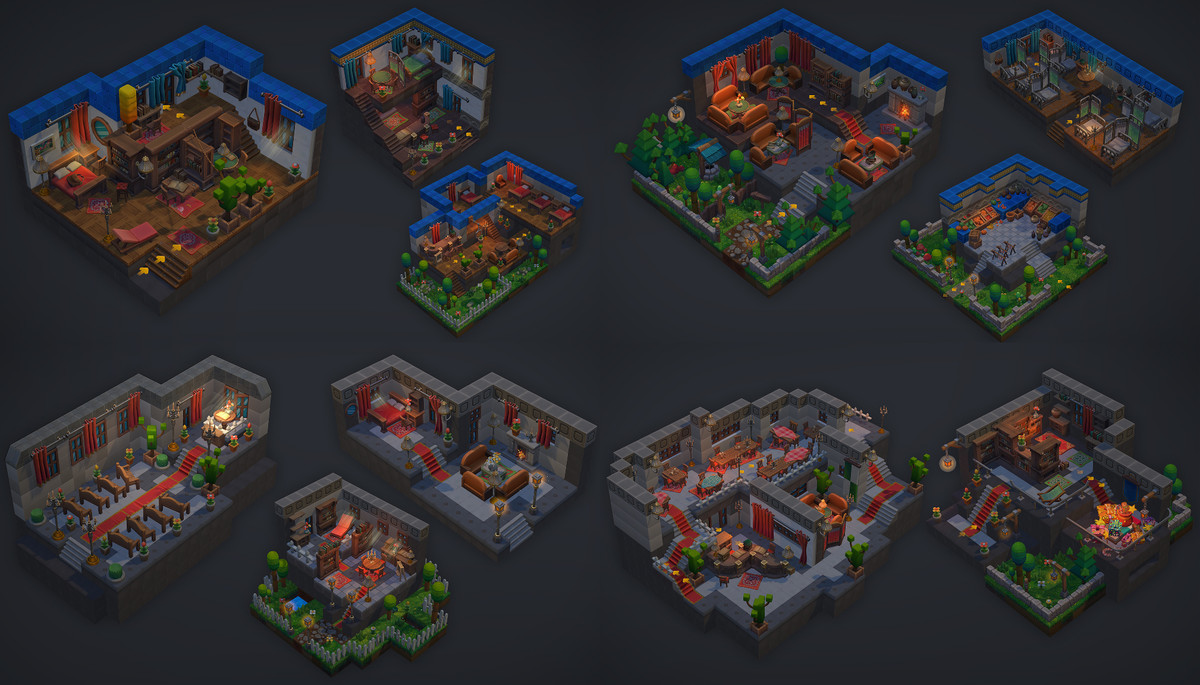 Z ! Voxel Assets - Imperial City