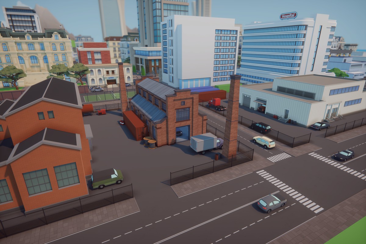 Low Poly Euro City
